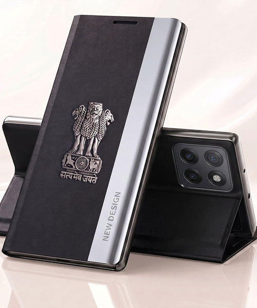 Motorola Edge 60 Stylus 5G Satyamev Jayate Flip Leather Case