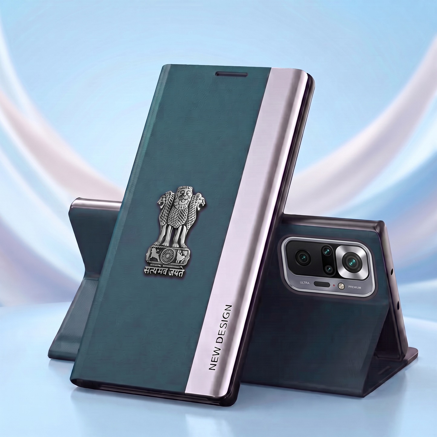 Redmi Note 10 Pro 5G Satyamev Jayate Flip Leather Case