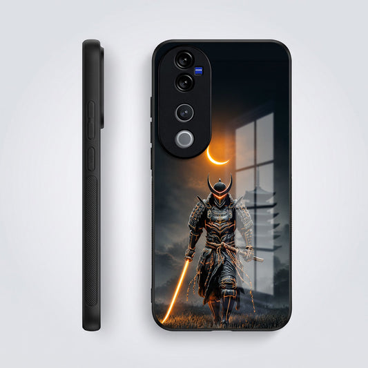 Vivo V40 Pro 5G Samurai Warrior Acrylic Glass Back Case