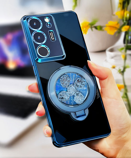 Vivo Y300 5G Electroplating Reflective Fidget Rotating Back Case