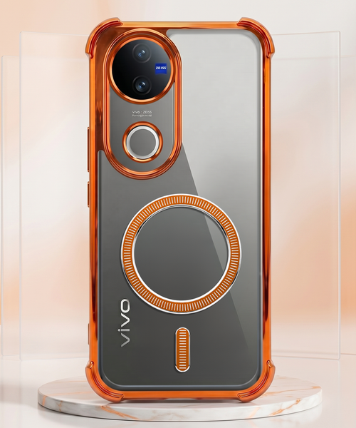 Vivo V50 5G Magsafe Airbag Cosmic Orange Case