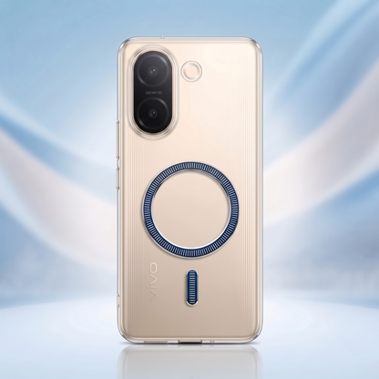 Vivo V60e 5G Transparent Anti-Yellow MagSafe Shockproof Case