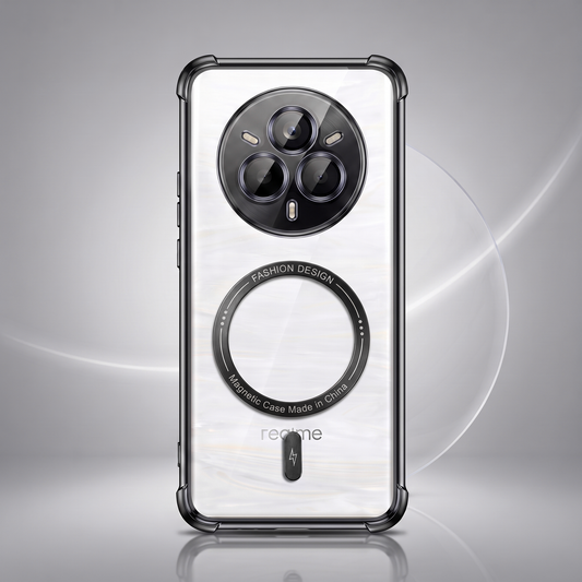 Realme 14 Pro+ 5G Premium Magnetic MagSafe Shockproof Airbag Case (2.O)