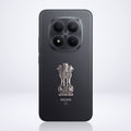 Redmi Note 15 Pro+ 5G Compatible Satyamev Jayate 3D Metal Emblem Sticker