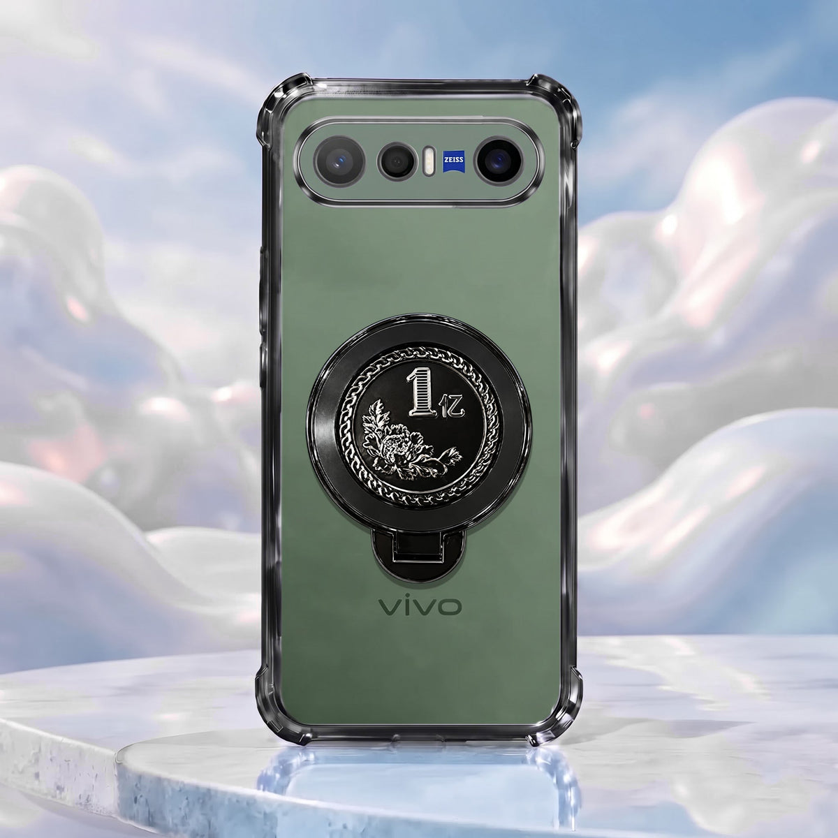 Vivo X300 FE 5G Premium Billion Wheel Rotating Shockproof Airbags Case