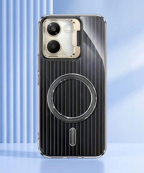 Vivo Y200 Pro 5G Anti-Yellow Magsafe Liquid Crystal Clear Case