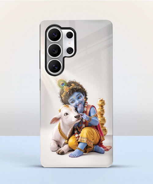 Samsung Galaxy S25 Ultra 5G Bal Krishna Blessings Protective Case