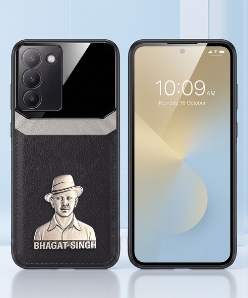 Vivo Y200e 5G Shaheed Bhagat Singh 3D Metal Leather Back Case