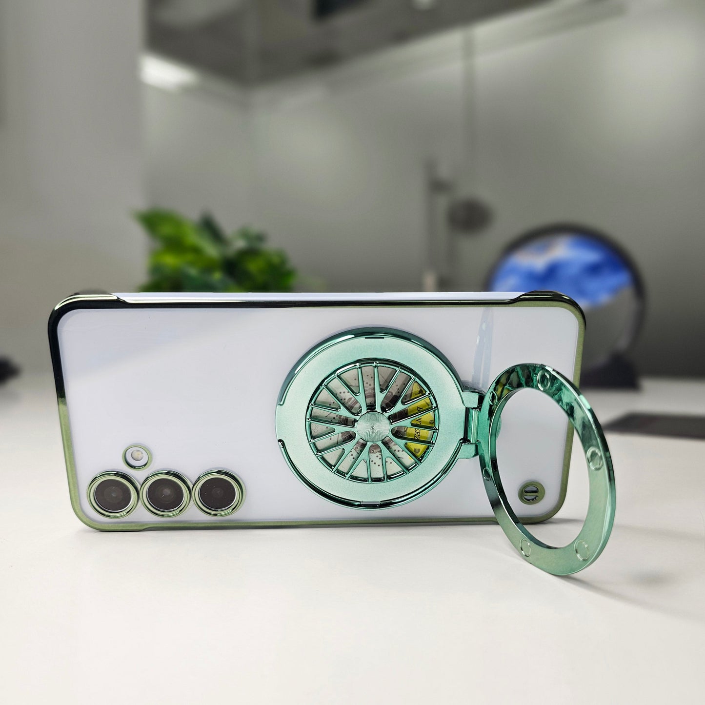 Samsung Galaxy A55 5G Porsche® Wheel Frameless Case