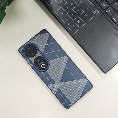 Blue pattern Vivo V40 5G case