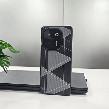 Vivo T3 Pro 5G Triangle Pattern Matte Back Shockproof Case