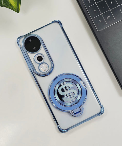 Vivo V40 Pro 5G Four Corner Airbags 100% Original Astro Money Magnet Rotating Dollar Case