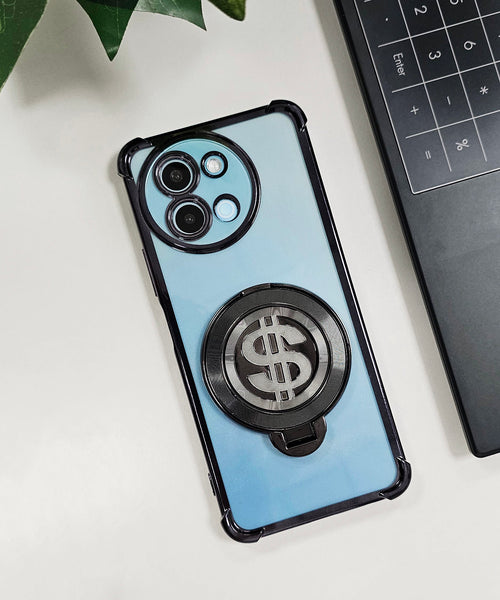 Vivo Y58 5G Four Corner Airbags 100% Original Astro Money Magnet Rotating Dollar Case