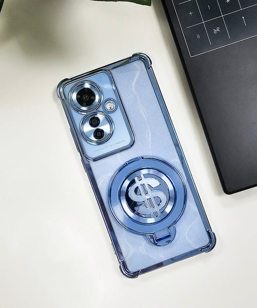 OPPO F25 PRO 5G Four Corner Airbags 100% Original Astro Money Magnet Rotating Dollar Case