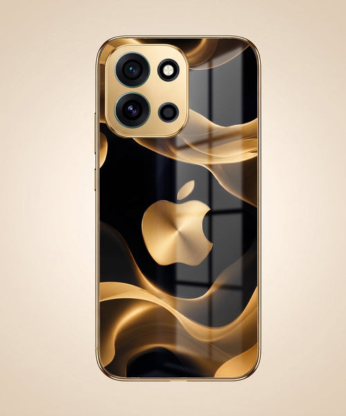 OnePlus Nord 6 5G Luxury Wave Gold Electroplated Glass Phone Back Case