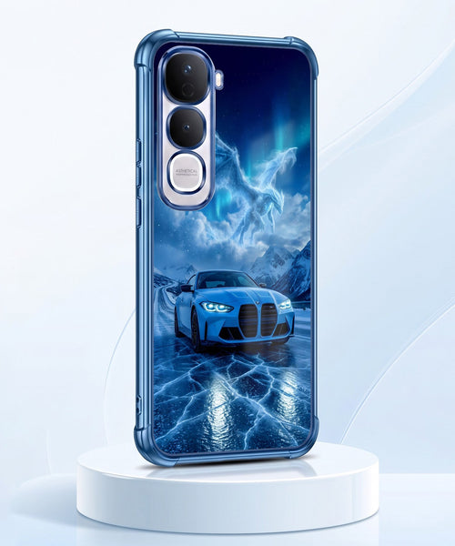 Vivo Y400 Pro 5G Premium BMW Car Airbags Printed Back Case