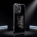 Oppo Reno 14 5G Premium Black Lion Airbags Printed Back Case