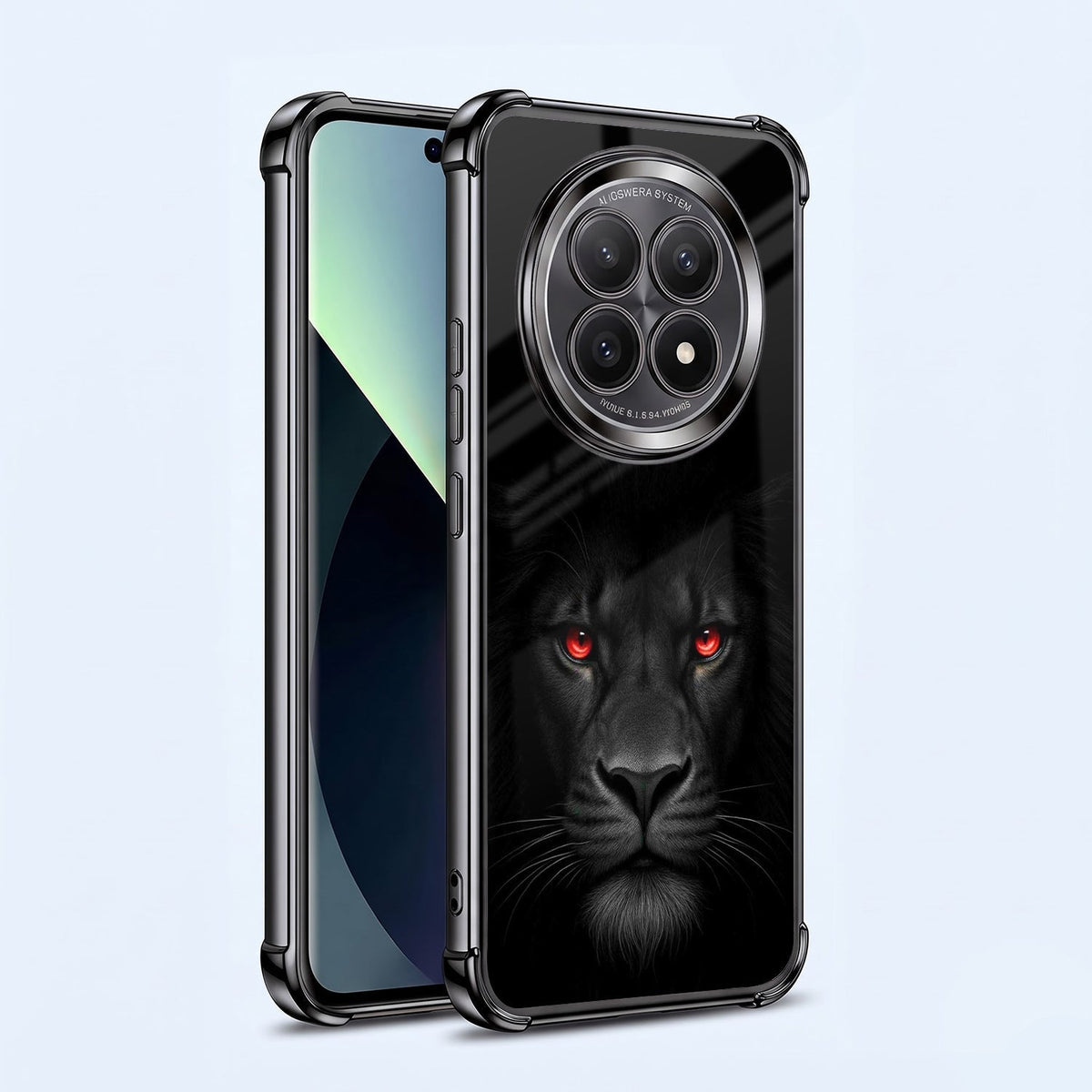 Oppo F29 5G Premium Black Lion Airbags Printed Back Case