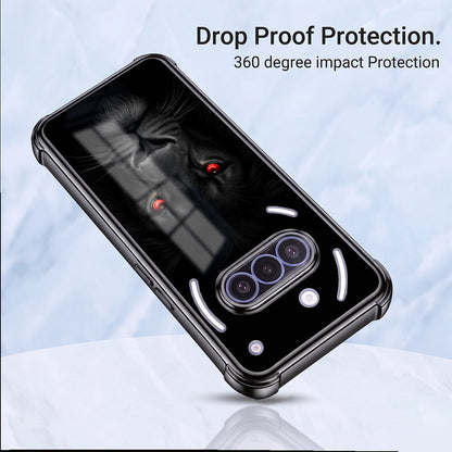 Nothing Phone 3a 5G Premium Black Lion Airbags Printed Back Case