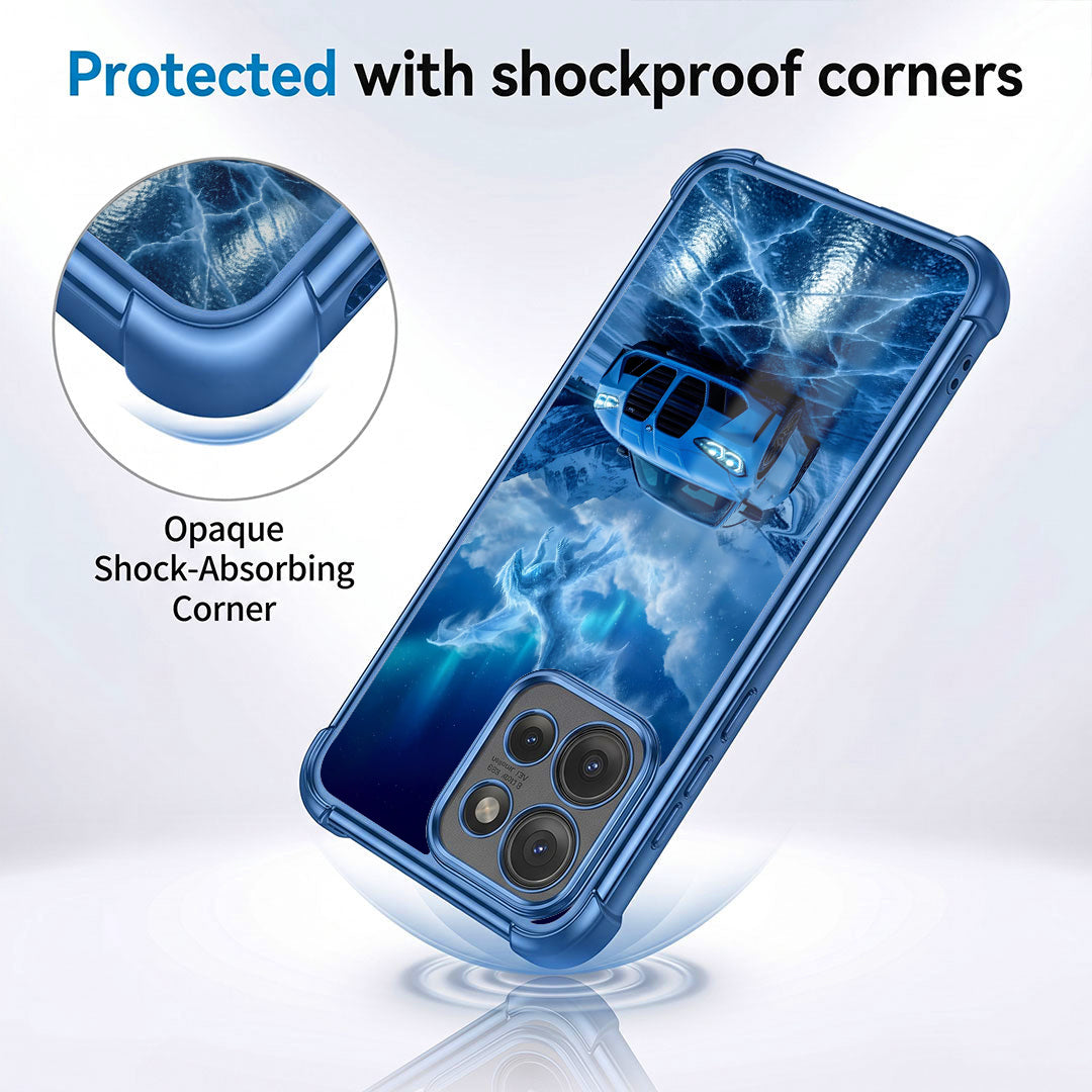 Motorola Edge 50 5G Premium BMW Car Airbags Printed Back Case