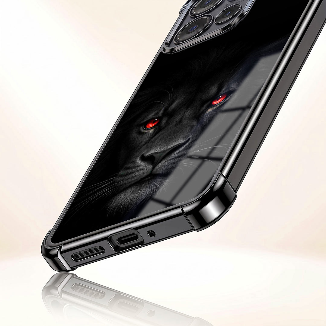 Motorola Edge 50 Neo 5G Premium Black Lion Airbags Printed Back Case