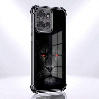 Motorola Edge 50 Neo 5G Premium Black Lion Airbags Printed Back Case