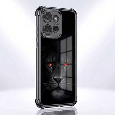 Motorola Edge 50 Neo 5G Premium Black Lion Airbags Printed Back Case