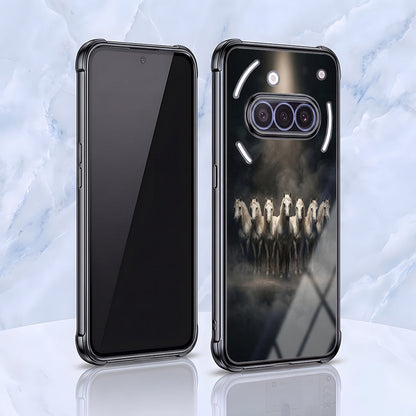 Nothing Phone 3a 5G Running Horses Airbags Printed Back Case