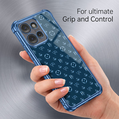 Motorola Edge 50 Neo 5G Luxury Monogram Blue Airbags Printed Back Case
