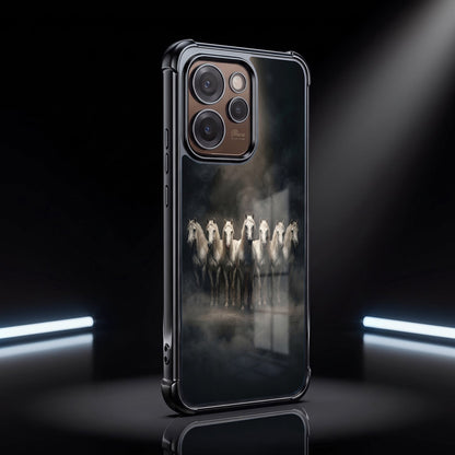 Oppo Reno 15 Pro Mini 5G Running Horses Airbags Printed Back Case