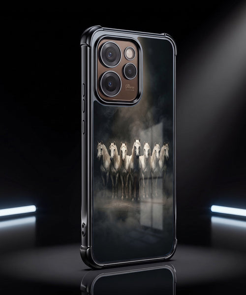 Oppo Reno 15 Pro Mini 5G Running Horses Airbags Printed Back Case