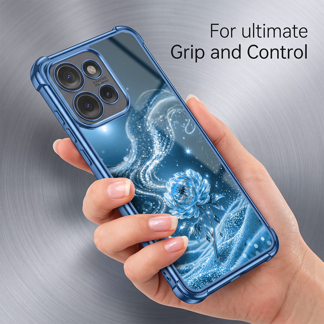 Motorola Edge 50 Neo 5G Blue Rose Airbags Printed Back Case