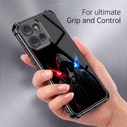 Motorola Edge 50 5G Hooded Shadow Demon Airbags Printed Back Case