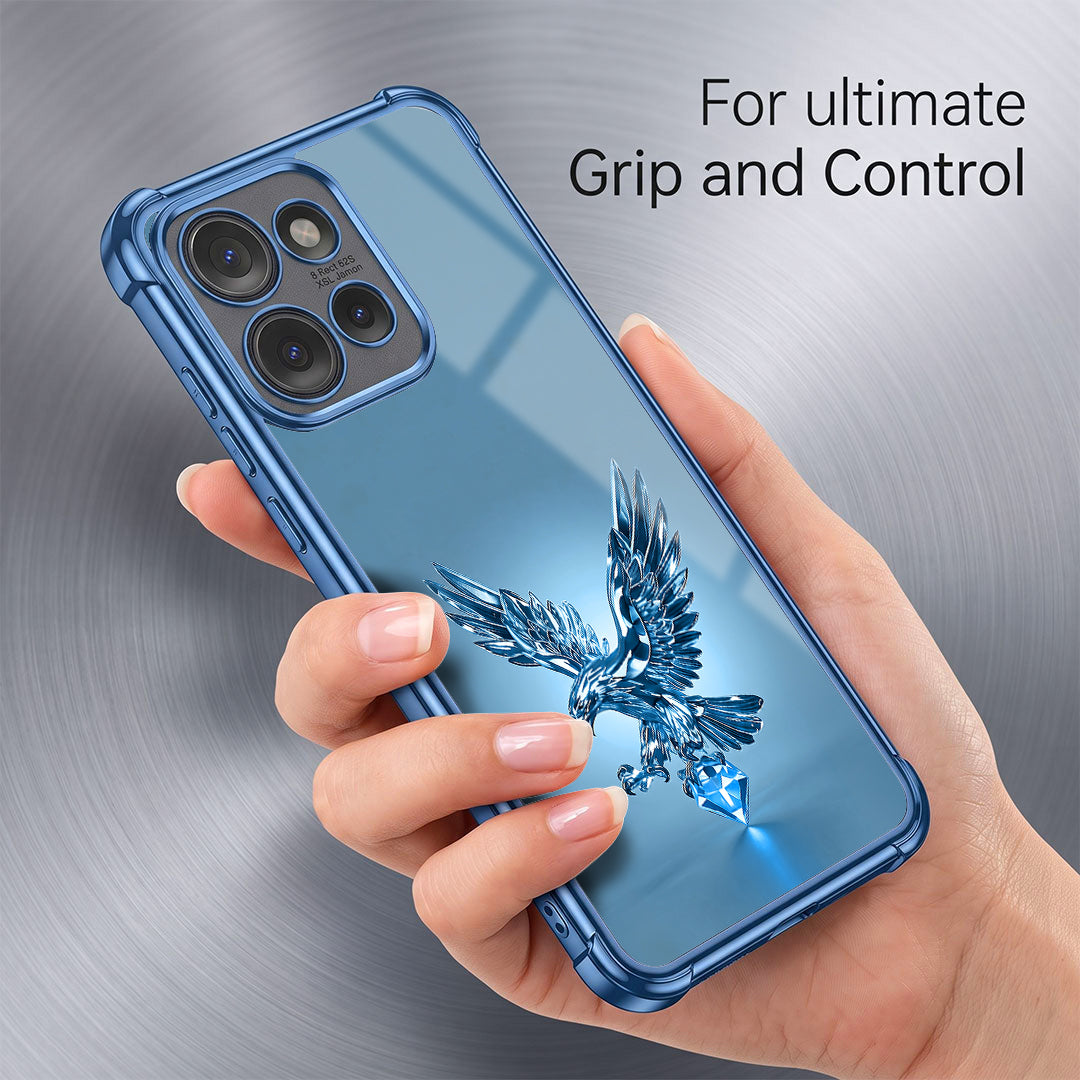 Motorola Edge 50 5G Blue Eagle Airbags Printed Back Case