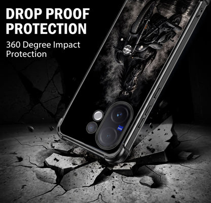Vivo V60 5G Bike Rider Airbags Printed Back Case