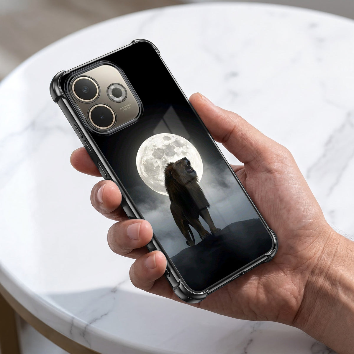 Oppo A5 Pro 5G Lunar Wolf Airbags Printed Back Case