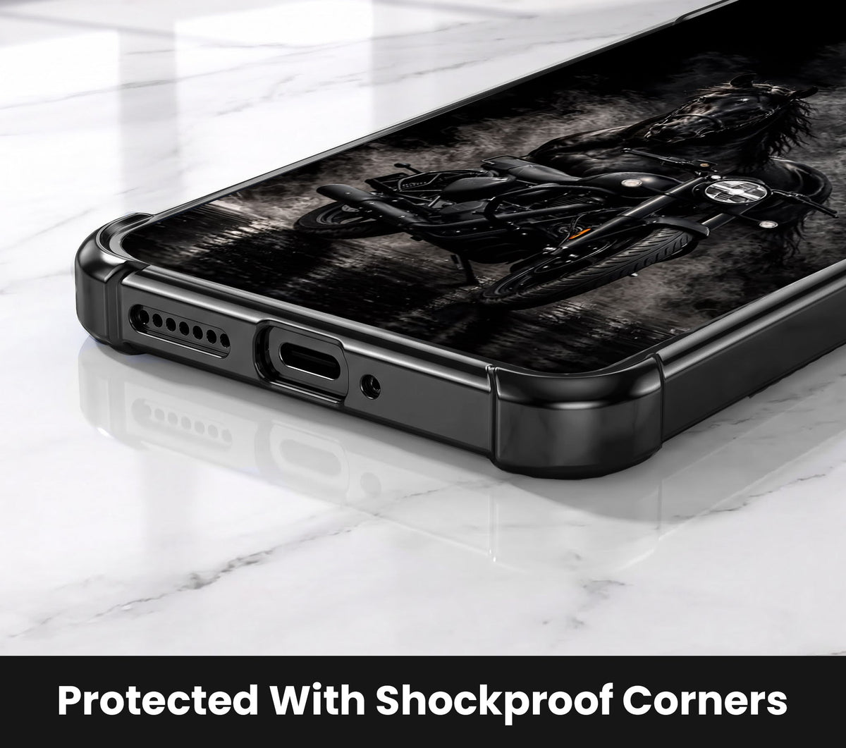 Motorola Edge 60 Pro 5G Bike Rider Airbags Printed Back Case