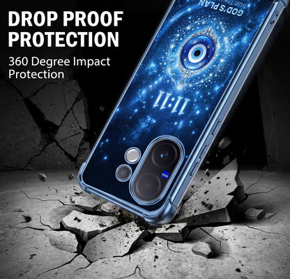 Vivo V60 5G Premium God’s Plan Evil Eye Airbags Printed Back Case