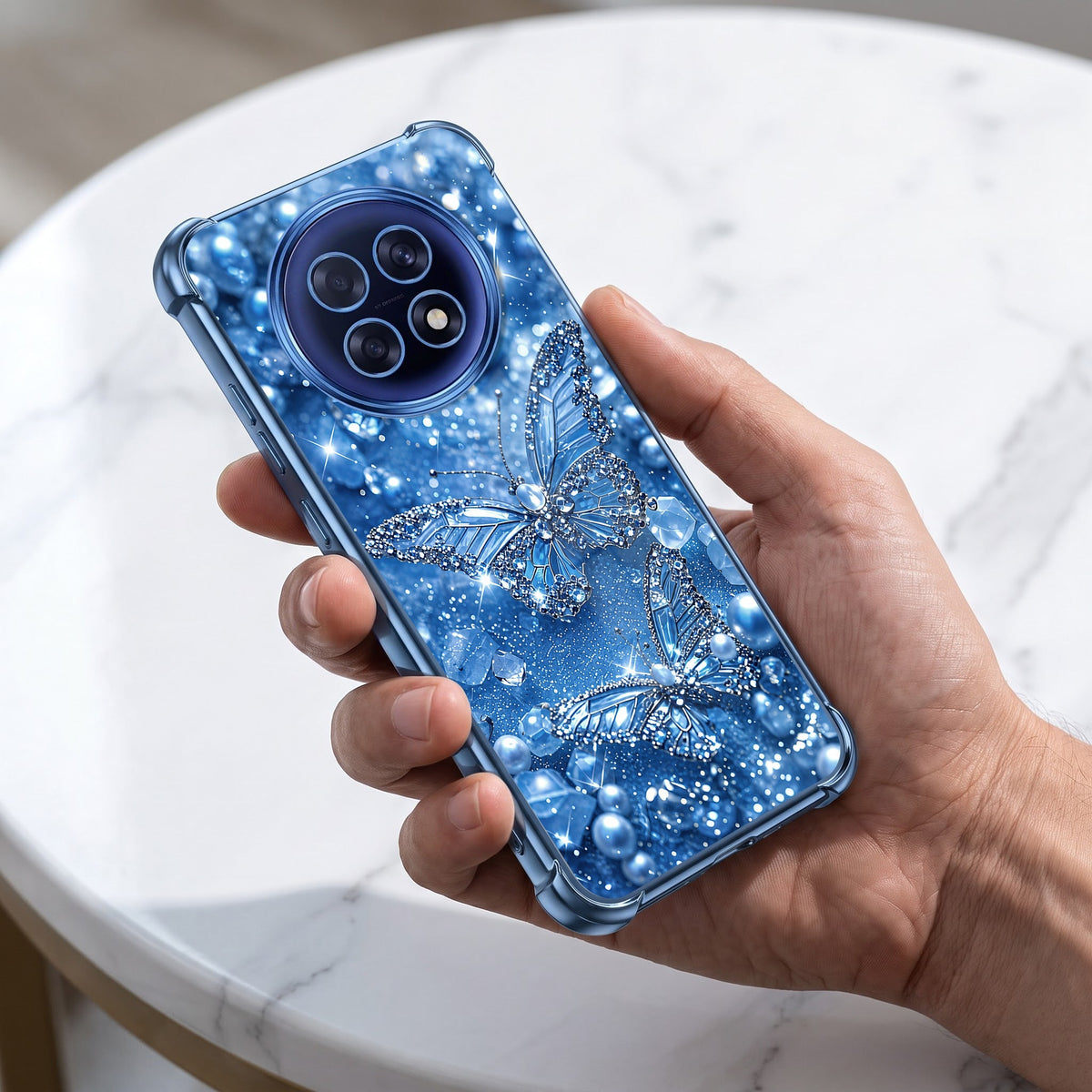 Oppo F31 Pro+ 5G Butterfly Airbags Printed Back Case