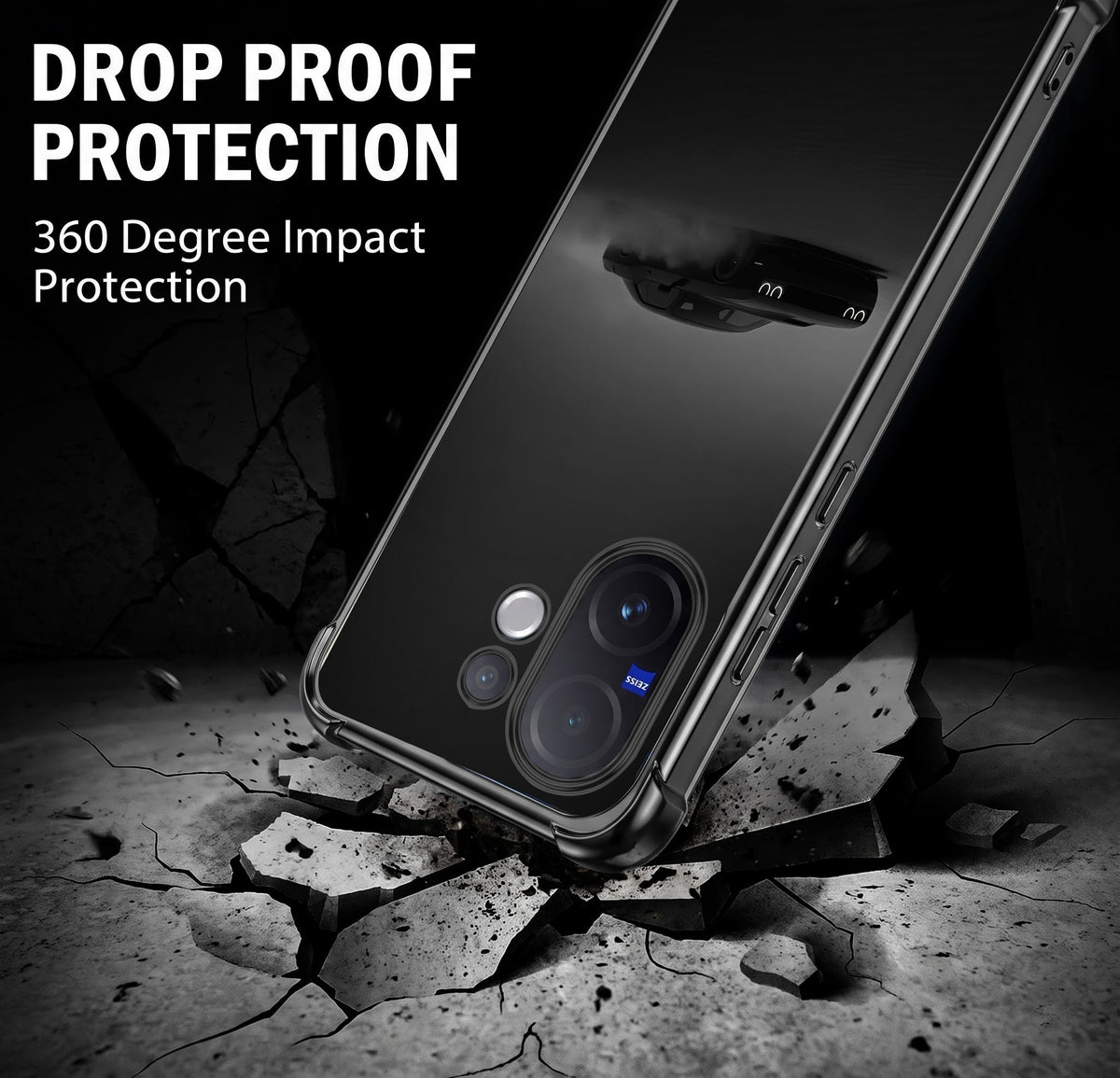 Vivo V60 5G Dodge Phantom Airbags Printed Back Case