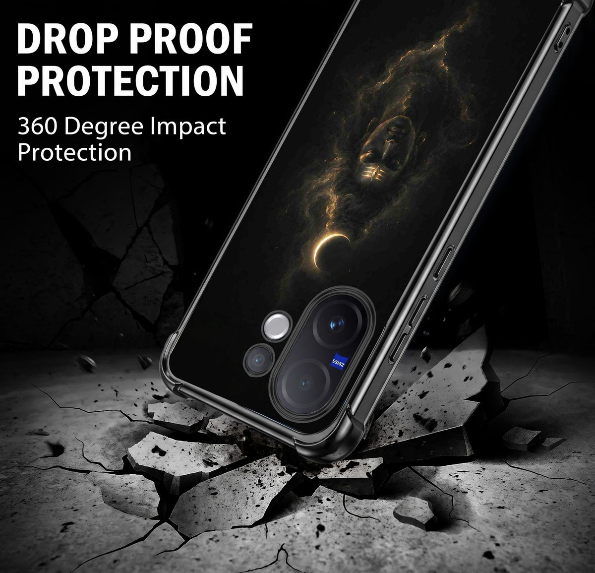 Vivo V60 5G Divine Mahadev Airbags Printed Back Case