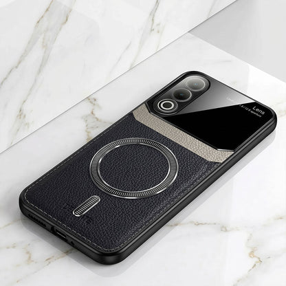Oppo K12x 5G Premium Magsafe Magnetic Leather Lens Protective Case