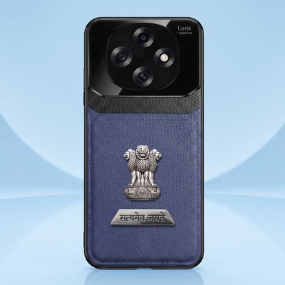 Oppo F31 Pro 5G Satyamev Jayate 2-in-1 Emblem Leather Lens Protective Back Case