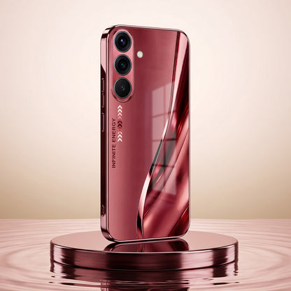 Samsung Galaxy A36 5G Infinity Energy Burgundy Electroplated Glass Back Case