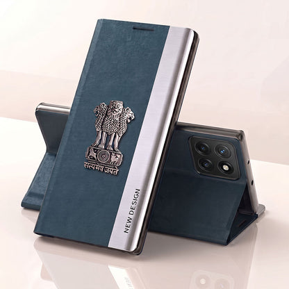Motorola Edge 60 Stylus 5G Satyamev Jayate Flip Leather Case
