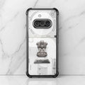 Nothing Phone 3a 5G Satyamev Jayate 2-in-1 Emblem Transparent Shockproof Airbag Case