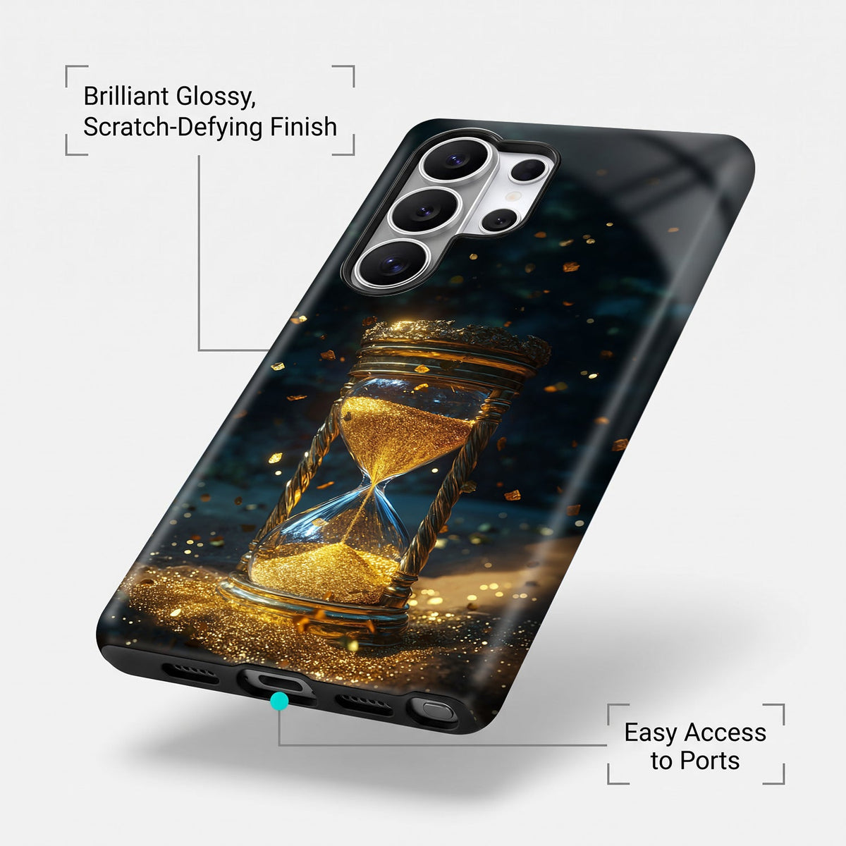 Samsung Galaxy S25 Ultra 5G Golden Hour Glass Protective Case