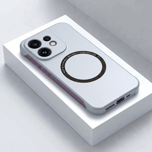 Oppo Reno 16 5G Frameless Magnetic Wireless Charging Case — Ultra-Slim Clear MagSafe Compatible Cover
