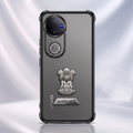 Vivo V50 5G Satyamev Jayate 2-in-1 Emblem Transparent Shockproof Airbag Case