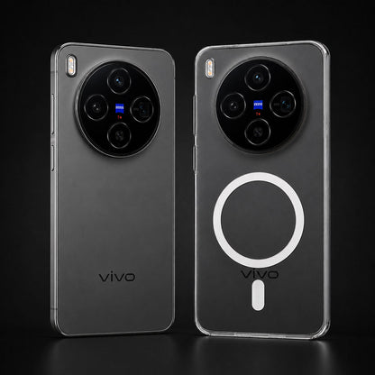 Vivo X300 5G Clear Anti-Yellow MagSafe Protective Case